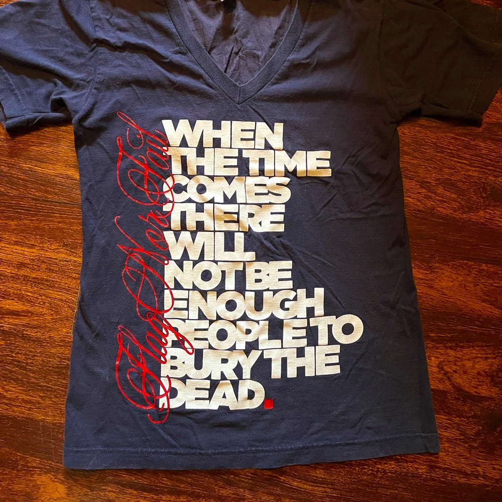XS FLAG NOR FAIL V NECK T SHIRT